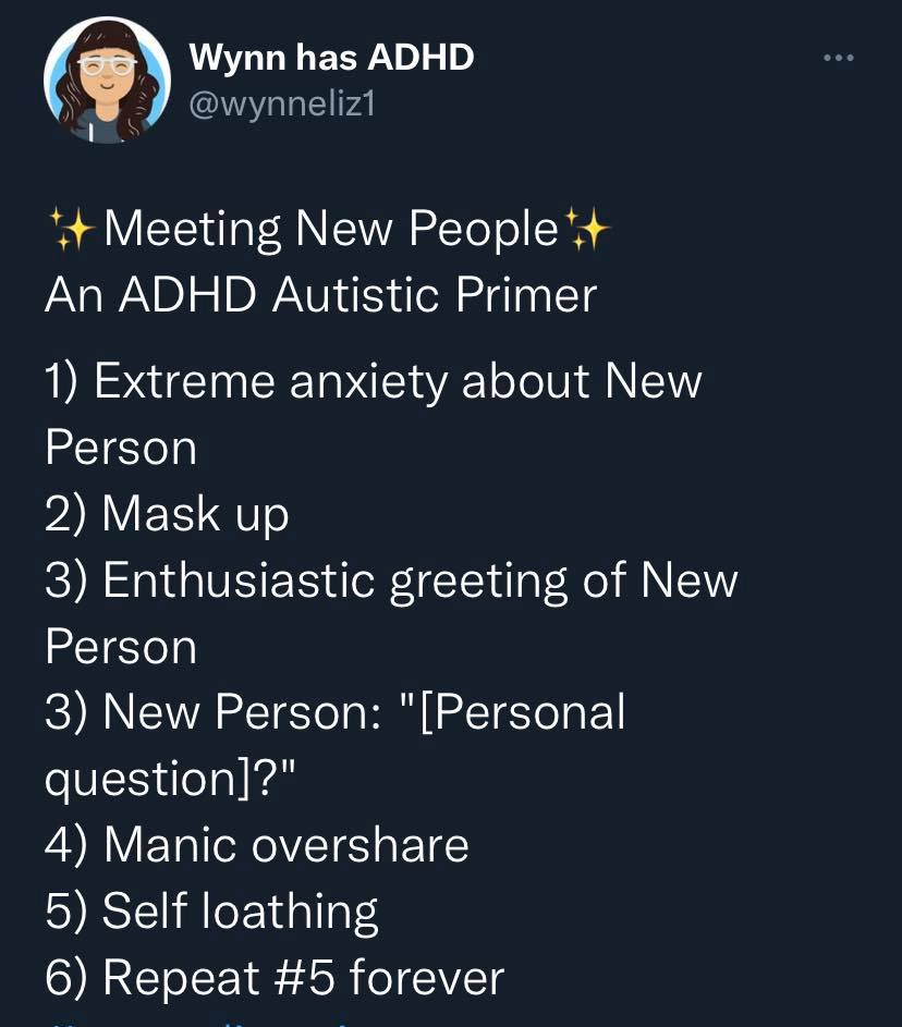 Meeting people?